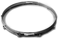 SONORUS Die Cast hoop 13" x 8 lugs - black chrome - SNARE