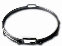 SONORUS Die Cast hoop 14" x 10 lugs - black chrome - SNARE